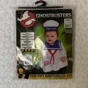 Stay puft marshmallow ghostbuster Halloween 0-6mos